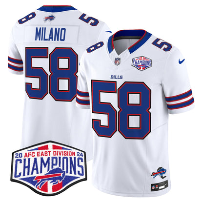 Bills 2024 AFC East Division Champions Vapor Limited Jersey - All Stitched