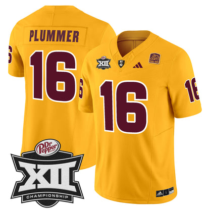 Sun Devils 2024 Big 12 Championship Patch Vapor Limited Jersey - All Stitched