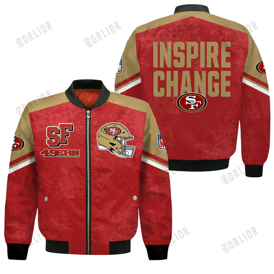San Francisco 49ers Football Team 2024 - 25 Immortal Style Bomber Jacket