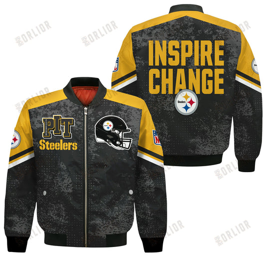 Pittsburgh Steelers Football Team 2024 - 25 Immortal Style Bomber Jacket