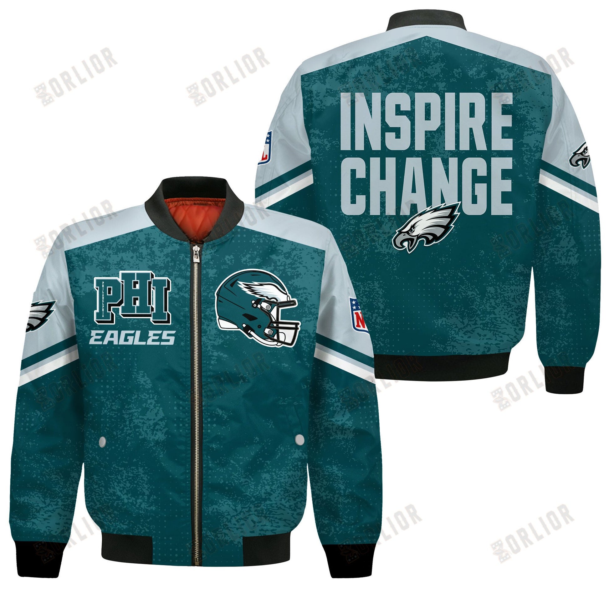 Philadelphia Eagles Football Team 2024 - 25 Immortal Style Bomber Jacket