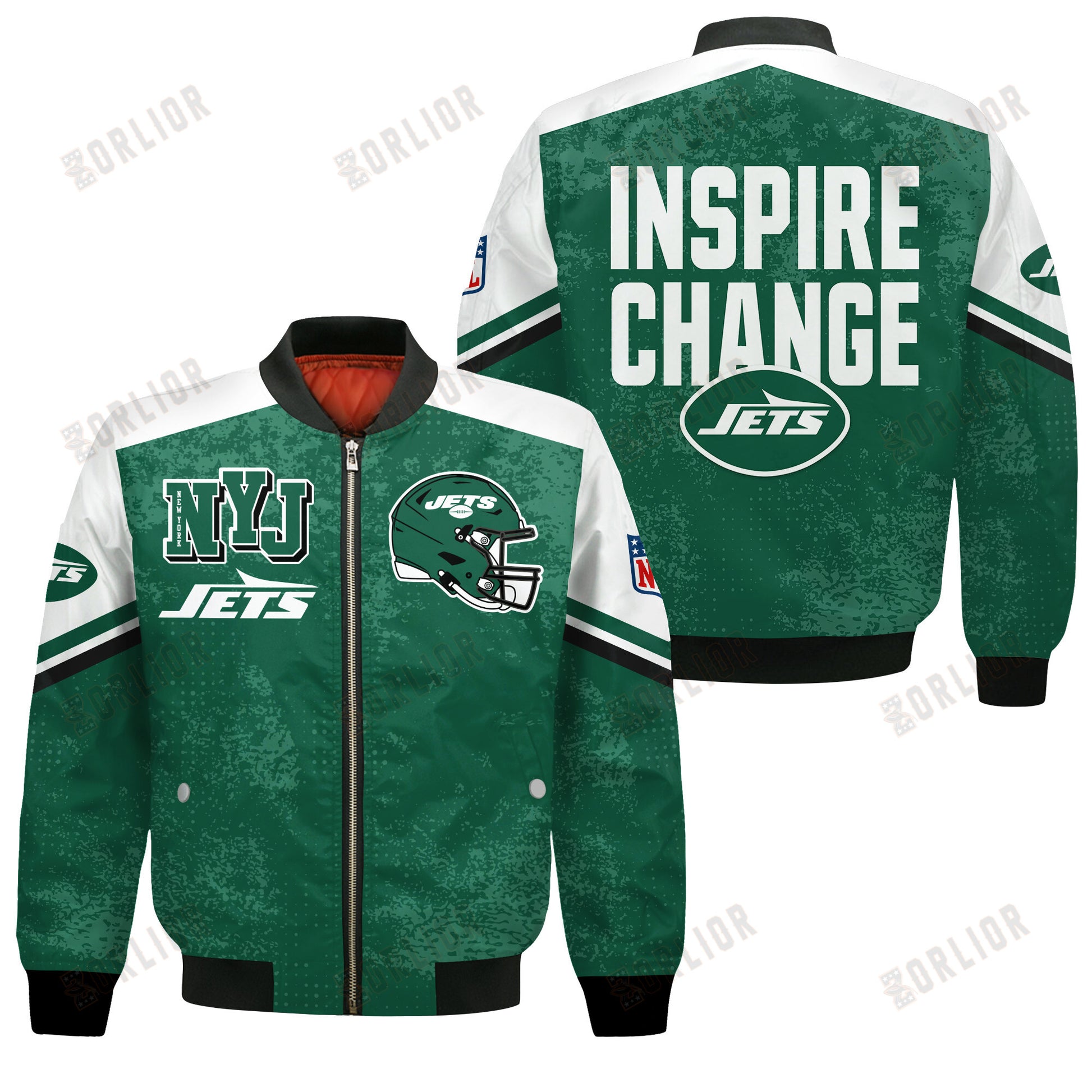 New York Jets Football Team 2024 - 25 Immortal Style Bomber Jacket