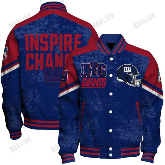 New York Giants Football Team 2024 - 25 Immortal Style Unisex Varsity Jacket