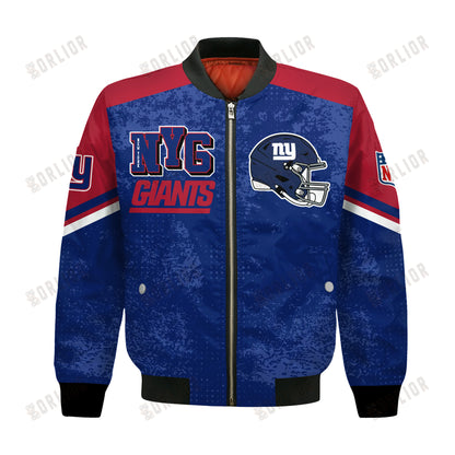 New York Giants Football Team 2024 - 25 Immortal Style Bomber Jacket