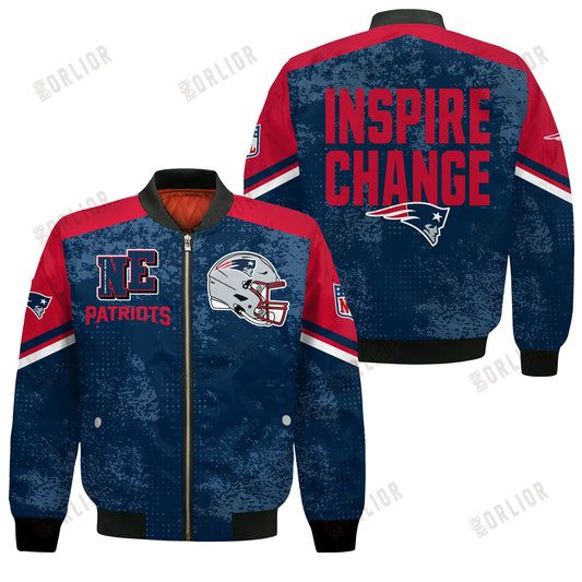 New England Patriots Football Team 2024 - 25 Immortal Style Bomber Jacket
