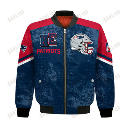 New England Patriots Football Team 2024 - 25 Immortal Style Bomber Jacket
