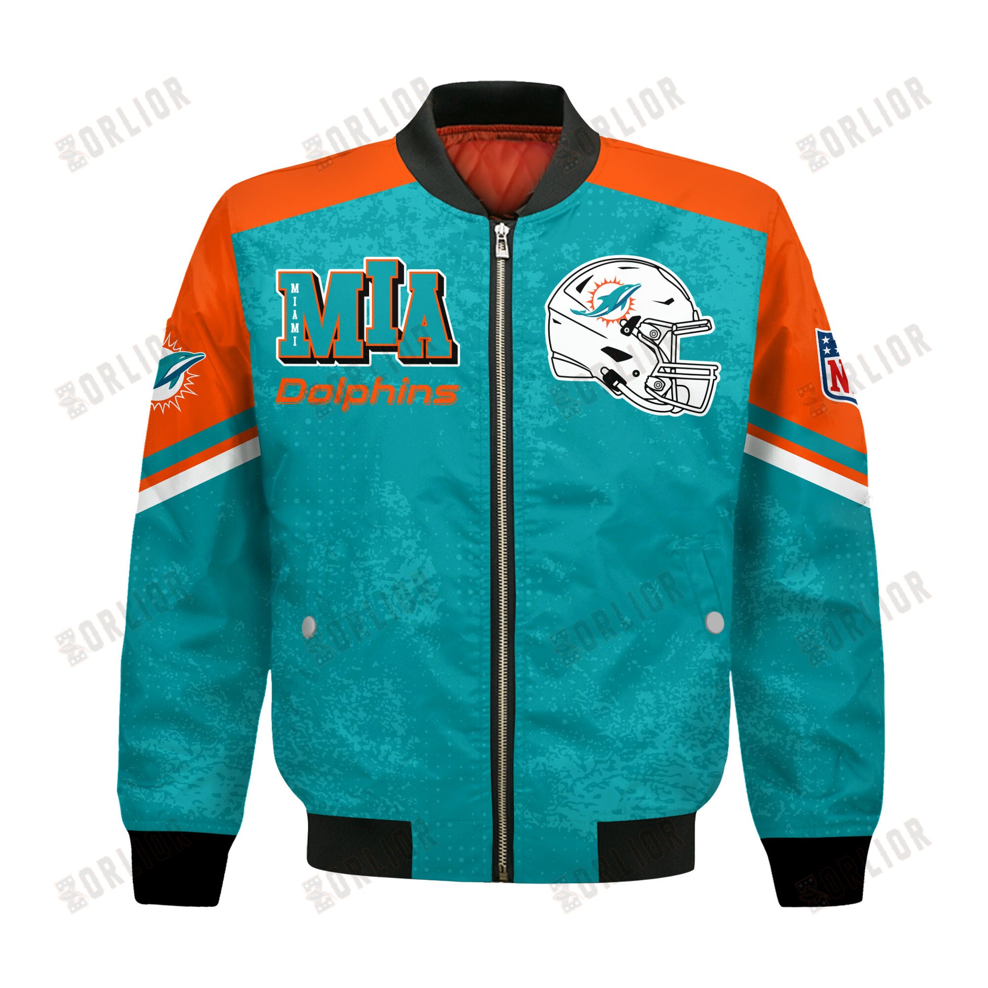 Miami Dolphins Football Team 2024 - 25 Immortal Style Bomber Jacket