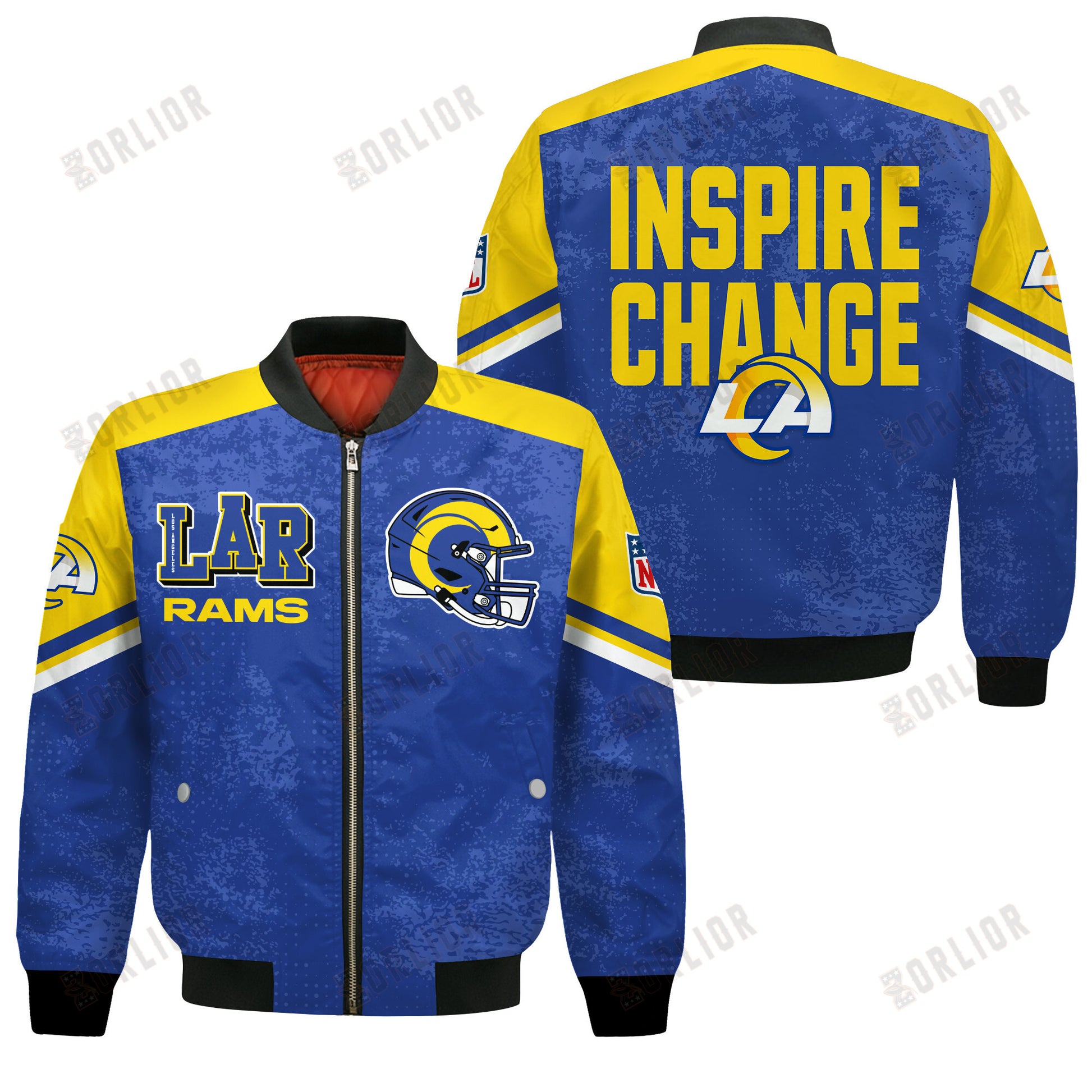 Los Angeles Rams Football Team 2024 - 25 Immortal Style Bomber Jacket