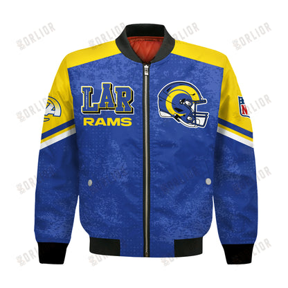 Los Angeles Rams Football Team 2024 - 25 Immortal Style Bomber Jacket