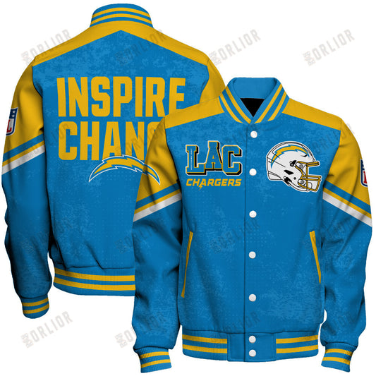 Los Angeles Chargers Football Team 2024 - 25 Immortal Style Unisex Varsity Jacket