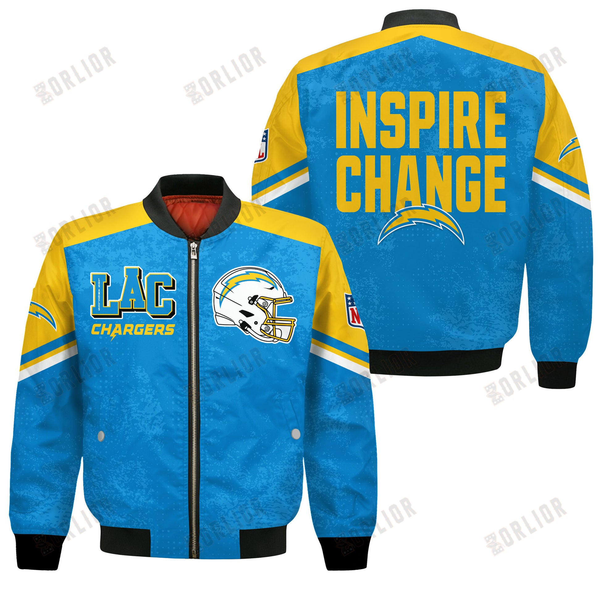 Los Angeles Chargers Football Team 2024 - 25 Immortal Style Bomber Jacket