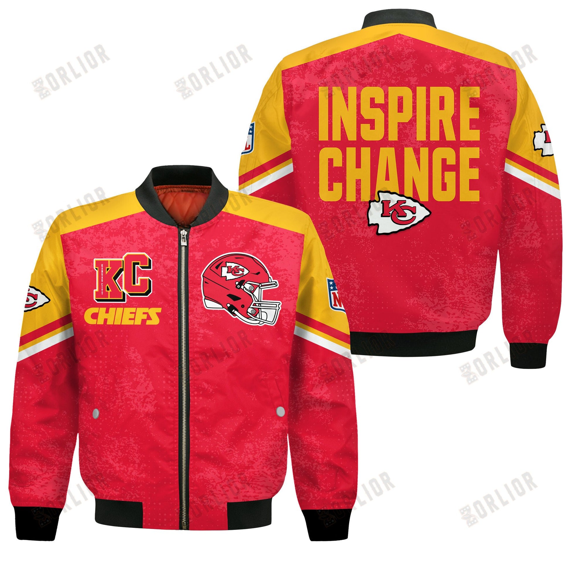 Kansas City Chiefs Football Team 2024 - 25 Immortal Style Bomber Jacket