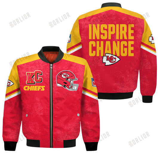 Kansas City Chiefs Football Team 2024 - 25 Immortal Style Bomber Jacket