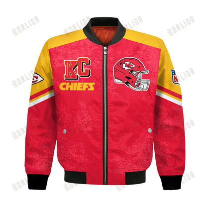 Kansas City Chiefs Football Team 2024 - 25 Immortal Style Bomber Jacket