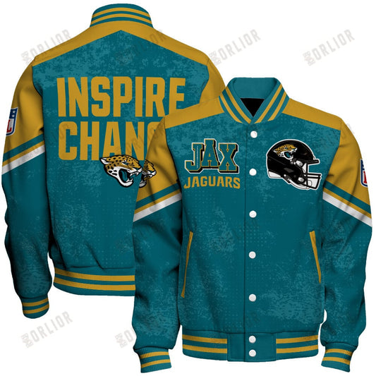Jacksonville Jaguars Football Team 2024 - 25 Immortal Style Unisex Varsity Jacket