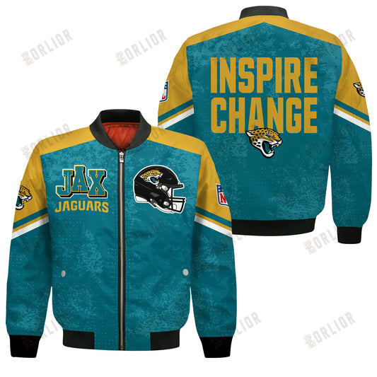 Jacksonville Jaguars Football Team 2024 - 25 Immortal Style Bomber Jacket