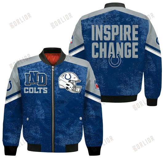 Indianapolis Colts Football Team 2024 - 25 Immortal Style Bomber Jacket