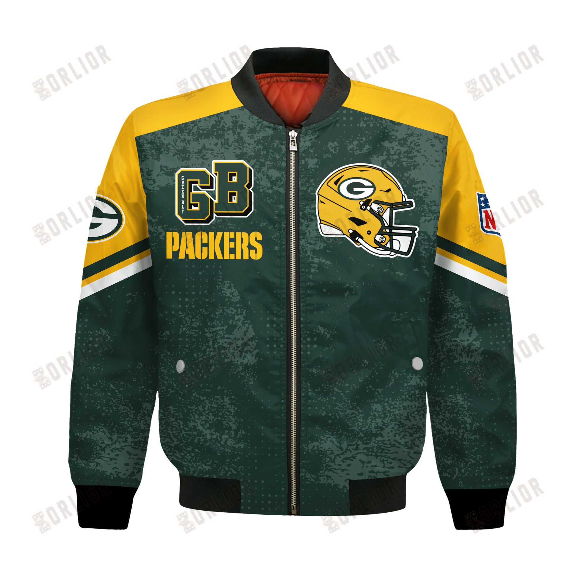 Green Bay Packers Football Team 2024 - 25 Immortal Style Bomber Jacket
