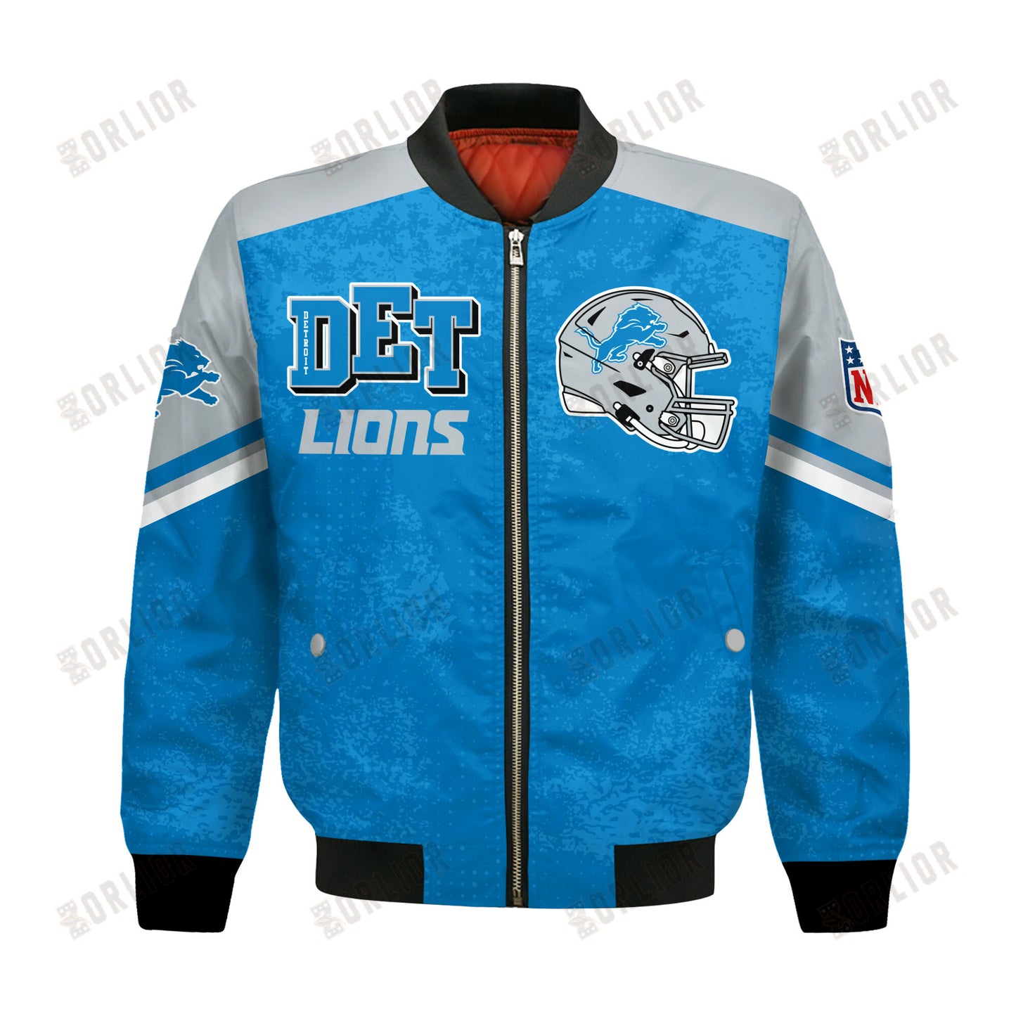 Detroit Lions Football Team 2024 - 25 Immortal Style Bomber Jacket