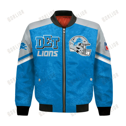 Detroit Lions Football Team 2024 - 25 Immortal Style Bomber Jacket