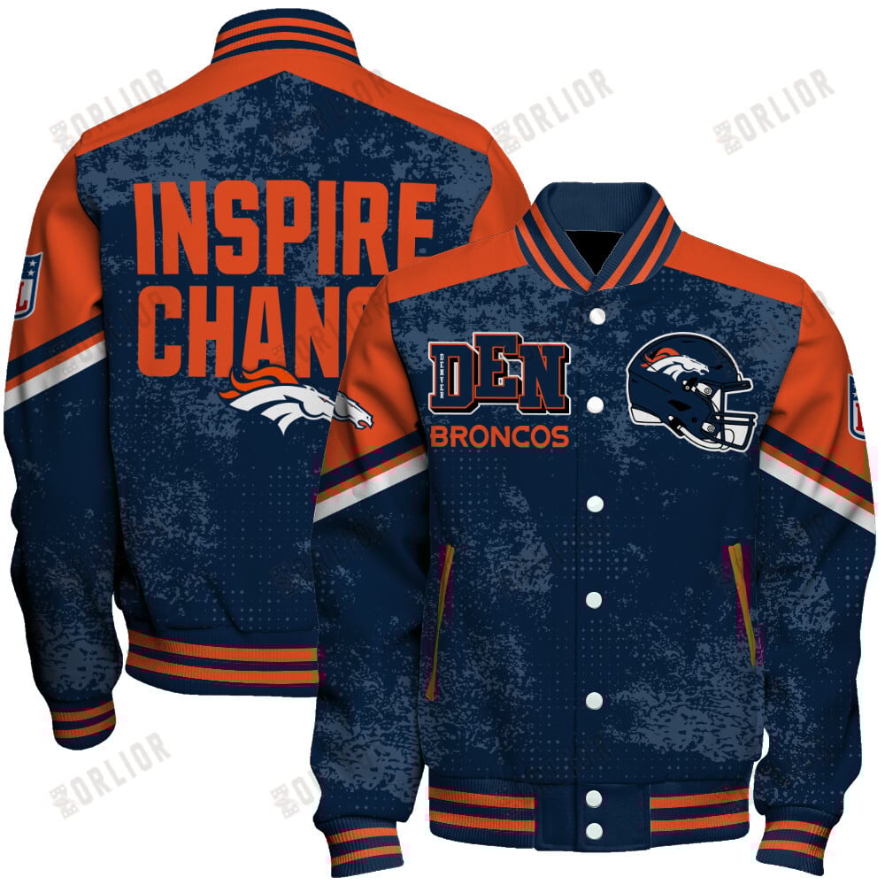Denver Broncos Football Team 2024 - 25 Immortal Style Unisex Varsity Jacket