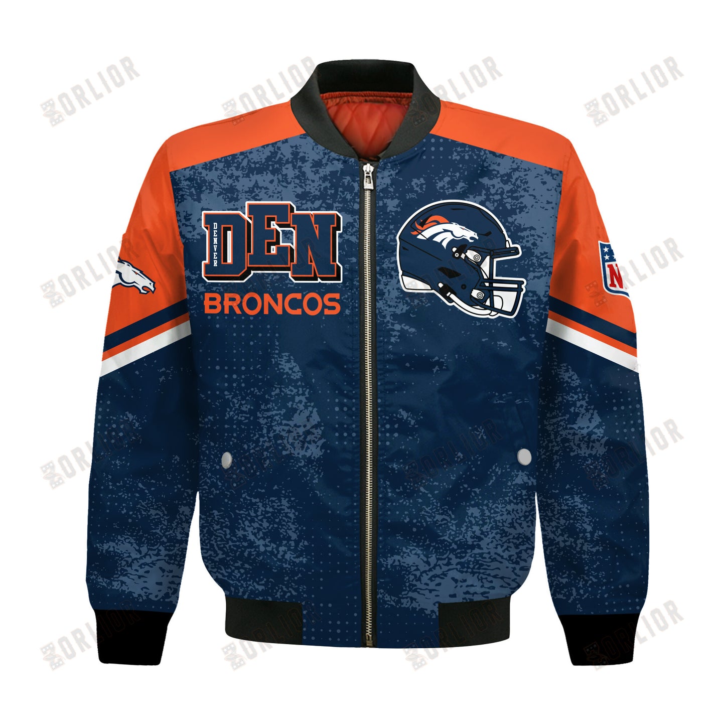 Denver Broncos Football Team 2024 - 25 Immortal Style Bomber Jacket