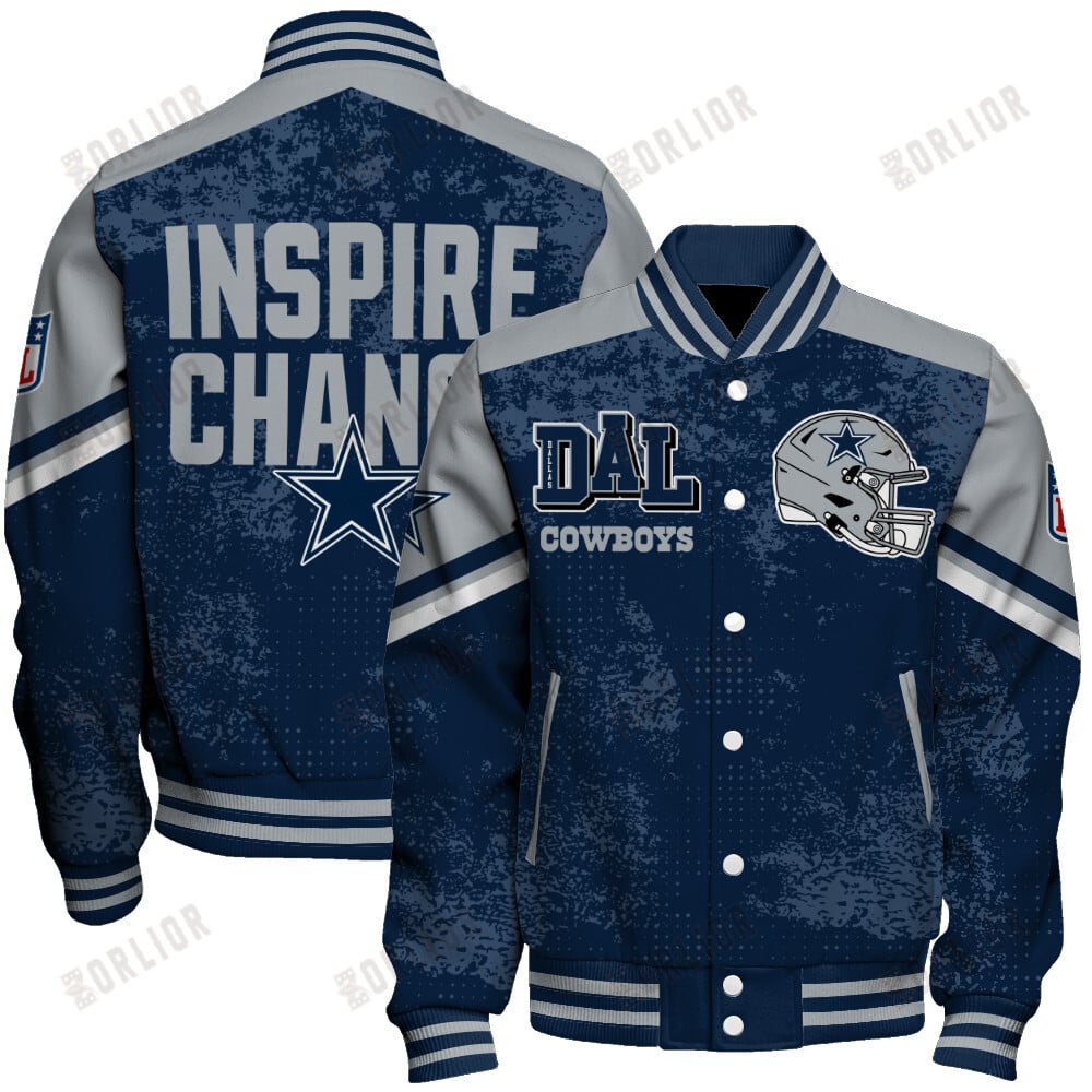 Dallas Cowboys Football Team 2024 - 25 Immortal Style Unisex Varsity Jacket