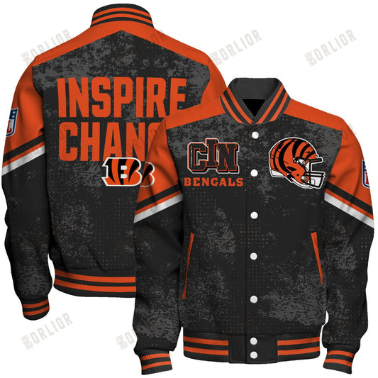 Cincinnati Bengals Football Team 2024 - 25 Immortal Style Unisex Varsity Jacket