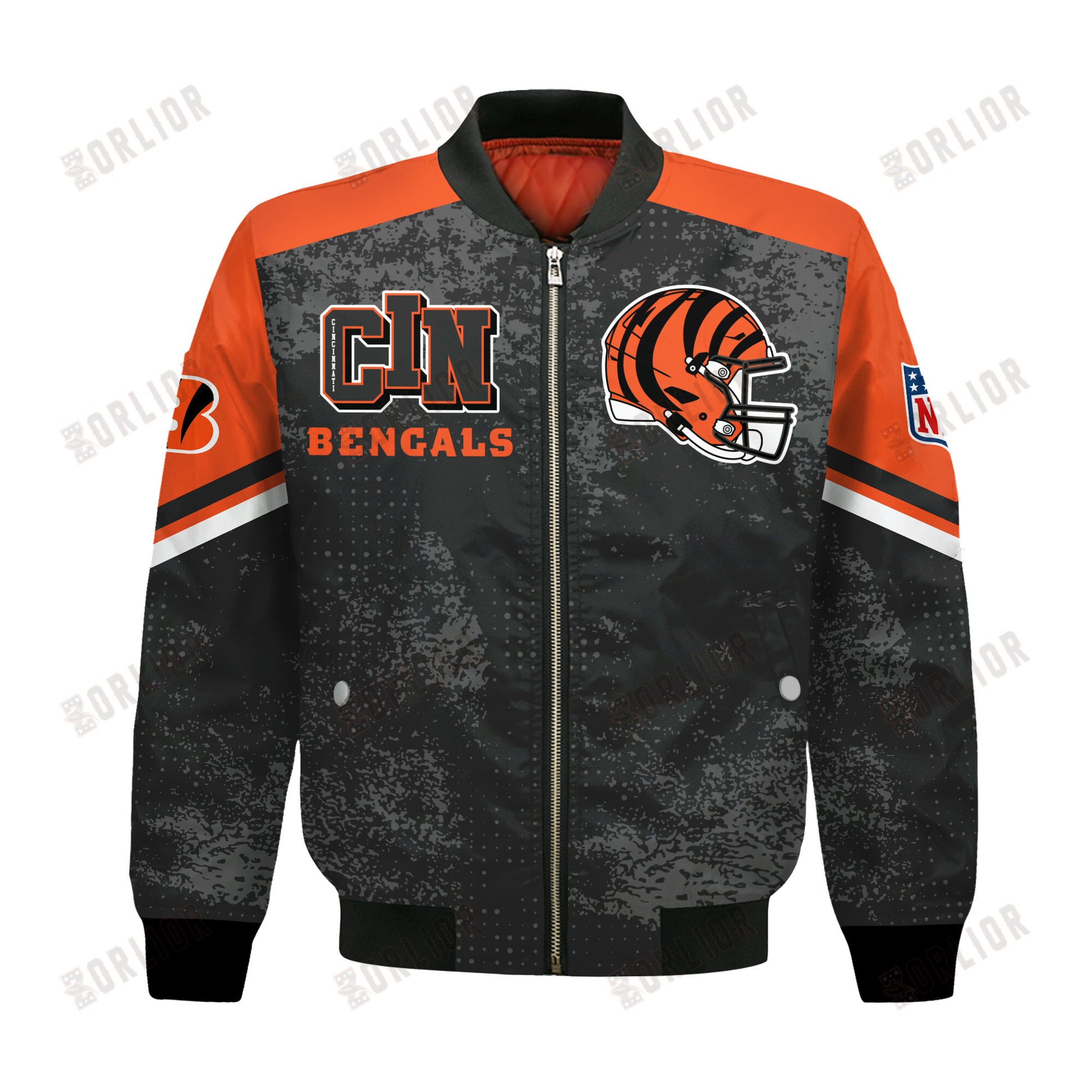 Cincinnati Bengals Football Team 2024 - 25 Immortal Style Bomber Jacket