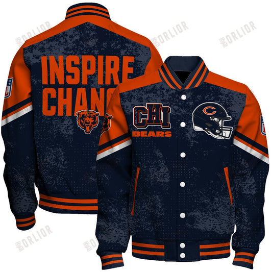 Chicago Bears Football Team 2024 - 25 Immortal Style Unisex Varsity Jacket