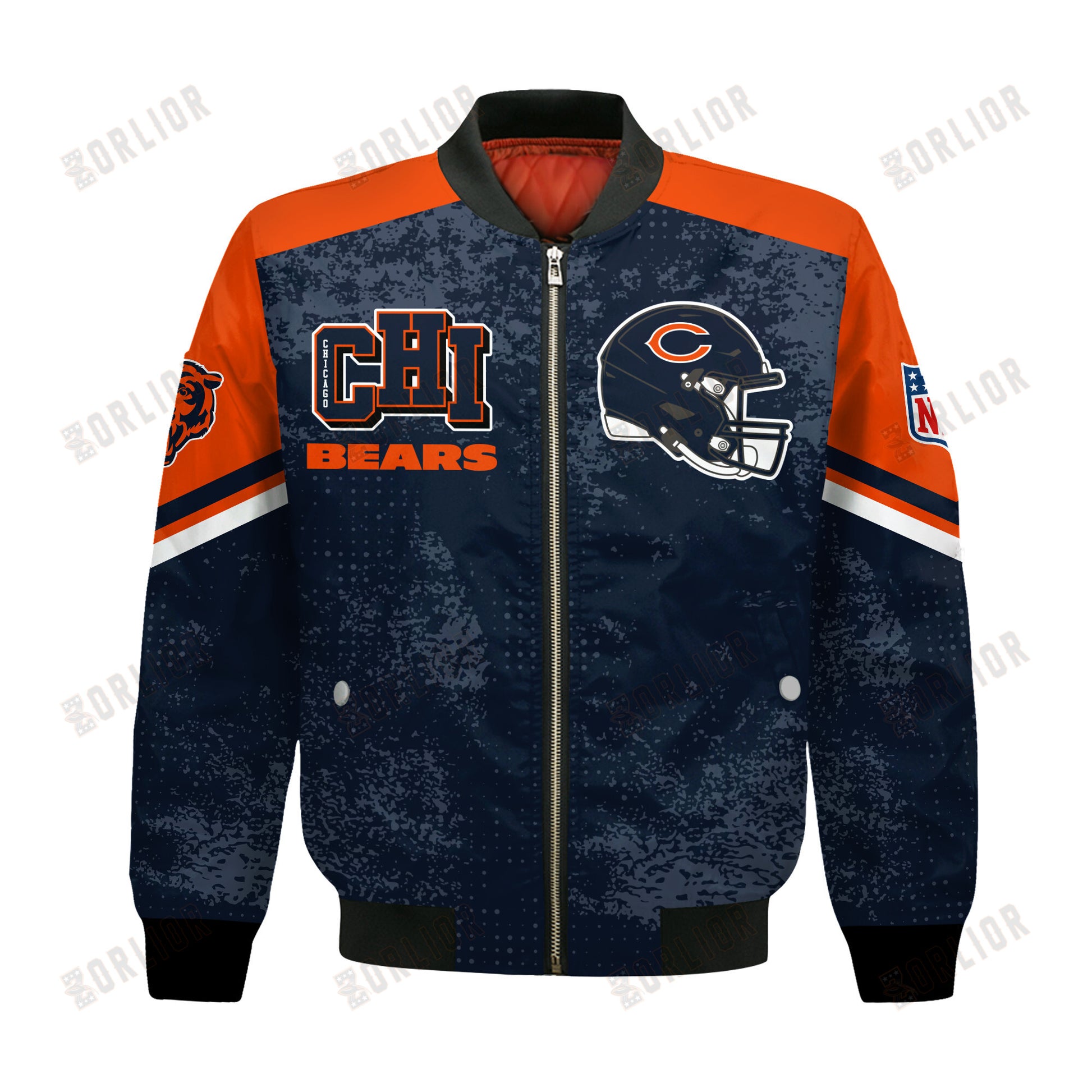 Chicago Bears Football Team 2024 - 25 Immortal Style Bomber Jacket
