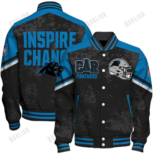 Carolina Panthers Football Team 2024 - 25 Immortal Style Unisex Varsity Jacket