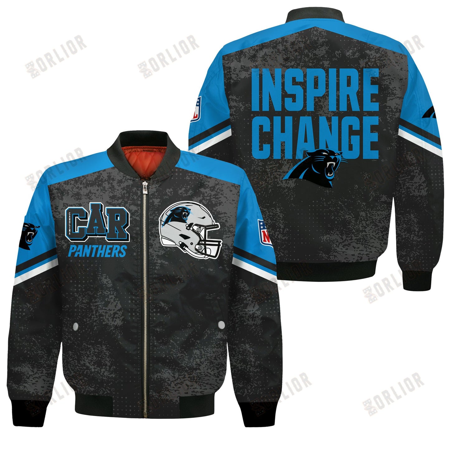 Carolina Panthers Football Team 2024 - 25 Immortal Style Bomber Jacket