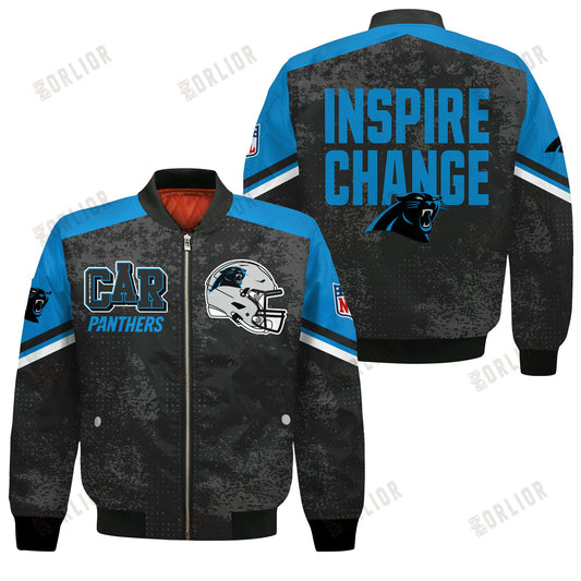 Carolina Panthers Football Team 2024 - 25 Immortal Style Bomber Jacket