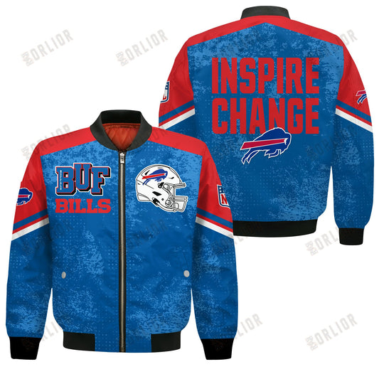 Buffalo Bills Football Team 2024 - 25 Immortal Style Bomber Jacket