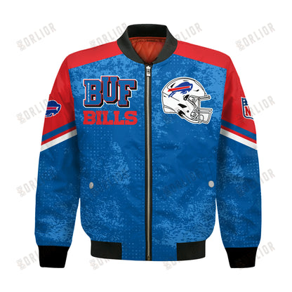 Buffalo Bills Football Team 2024 - 25 Immortal Style Bomber Jacket