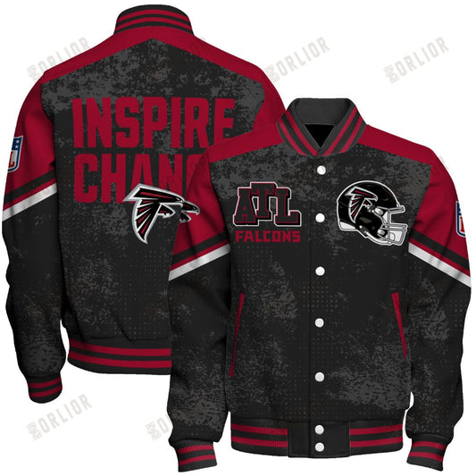 Atlanta Falcons Football Team 2024 - 25 Immortal Style Unisex Varsity Jacket