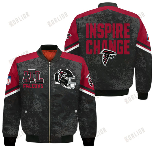 Atlanta Falcons Football Team 2024 - 25 Immortal Style Bomber Jacket