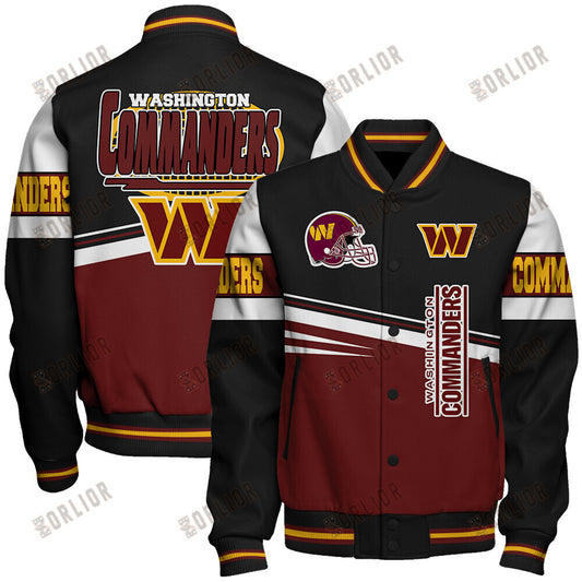 Washington Commanders Football Team 2024 - 25 Second Family Unisex Varsity Jacket