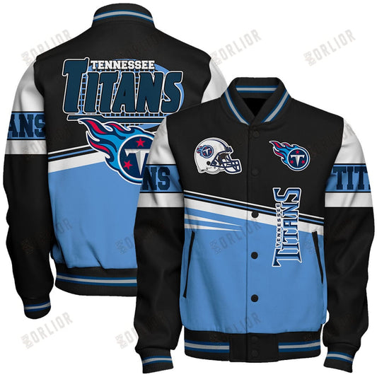 Tennessee Titans Football Team 2024 - 25 Second Family Unisex Varsity Jacket