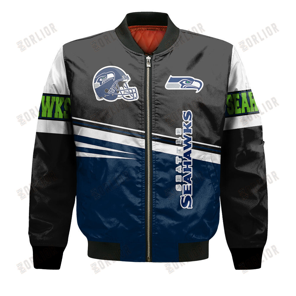 Seattle Seahawks Football Team 2024 - 25 Second Family Bomber Jacket