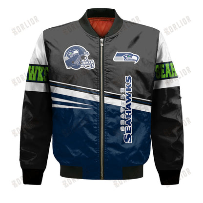 Seattle Seahawks Football Team 2024 - 25 Second Family Bomber Jacket