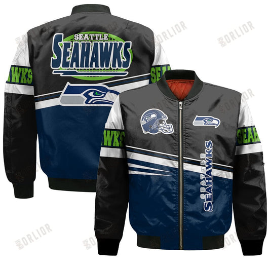 Seattle Seahawks Football Team 2024 - 25 Second Family Bomber Jacket