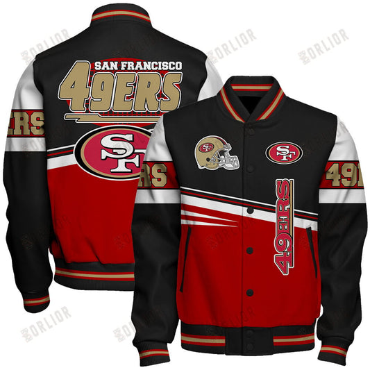 San Francisco 49ers Football Team 2024 - 25 Second Family Unisex Varsity Jacket