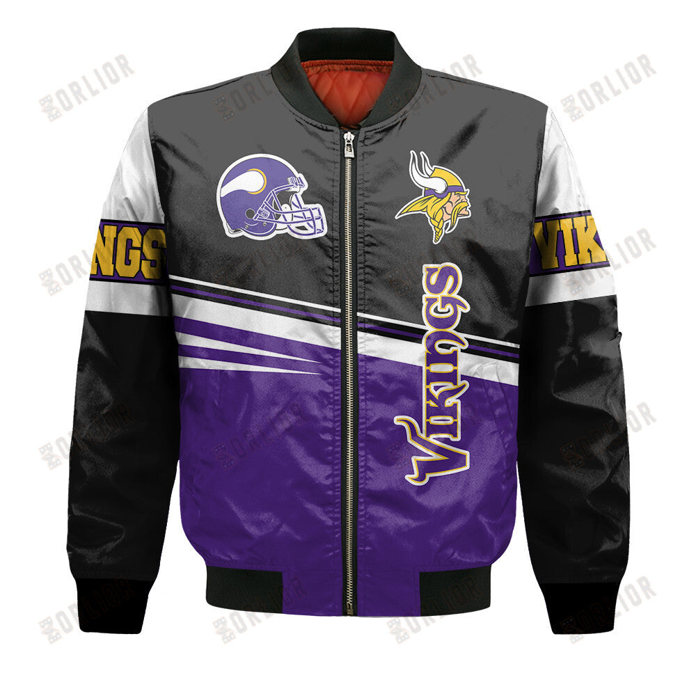 Minnesota Vikings Football Team 2024 - 25 Second Family Bomber Jacket