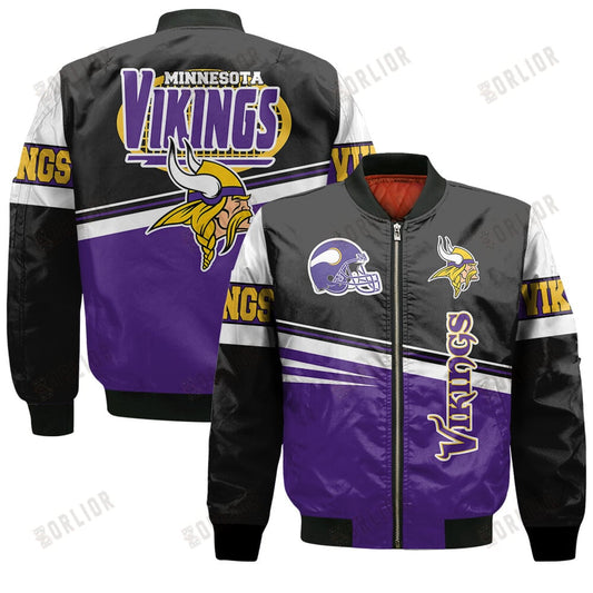 Minnesota Vikings Football Team 2024 - 25 Second Family Bomber Jacket