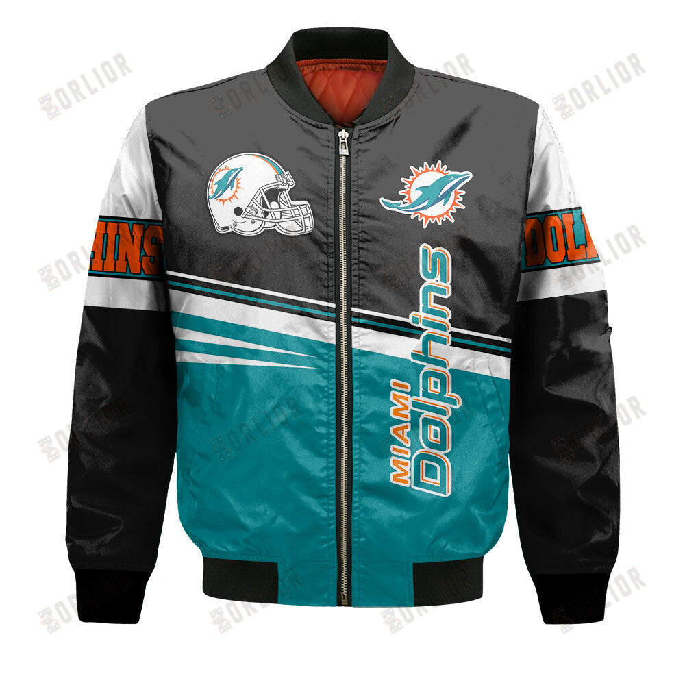 Miami Dolphins Football Team 2024 - 25 Second Family Bomber Jacket