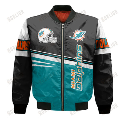 Miami Dolphins Football Team 2024 - 25 Second Family Bomber Jacket
