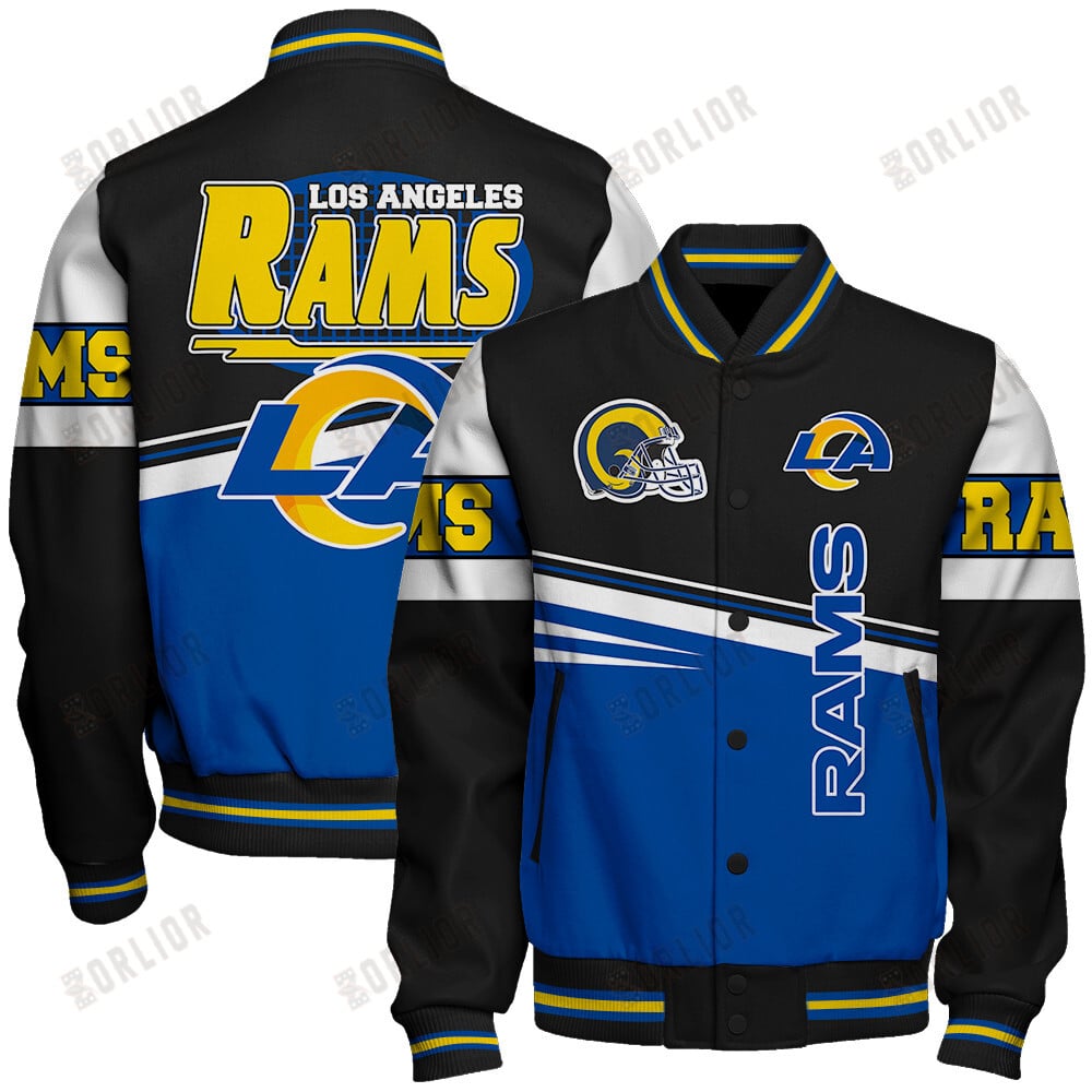 Los Angeles Rams Football Team 2024 - 25 Second Family Unisex Varsity Jacket