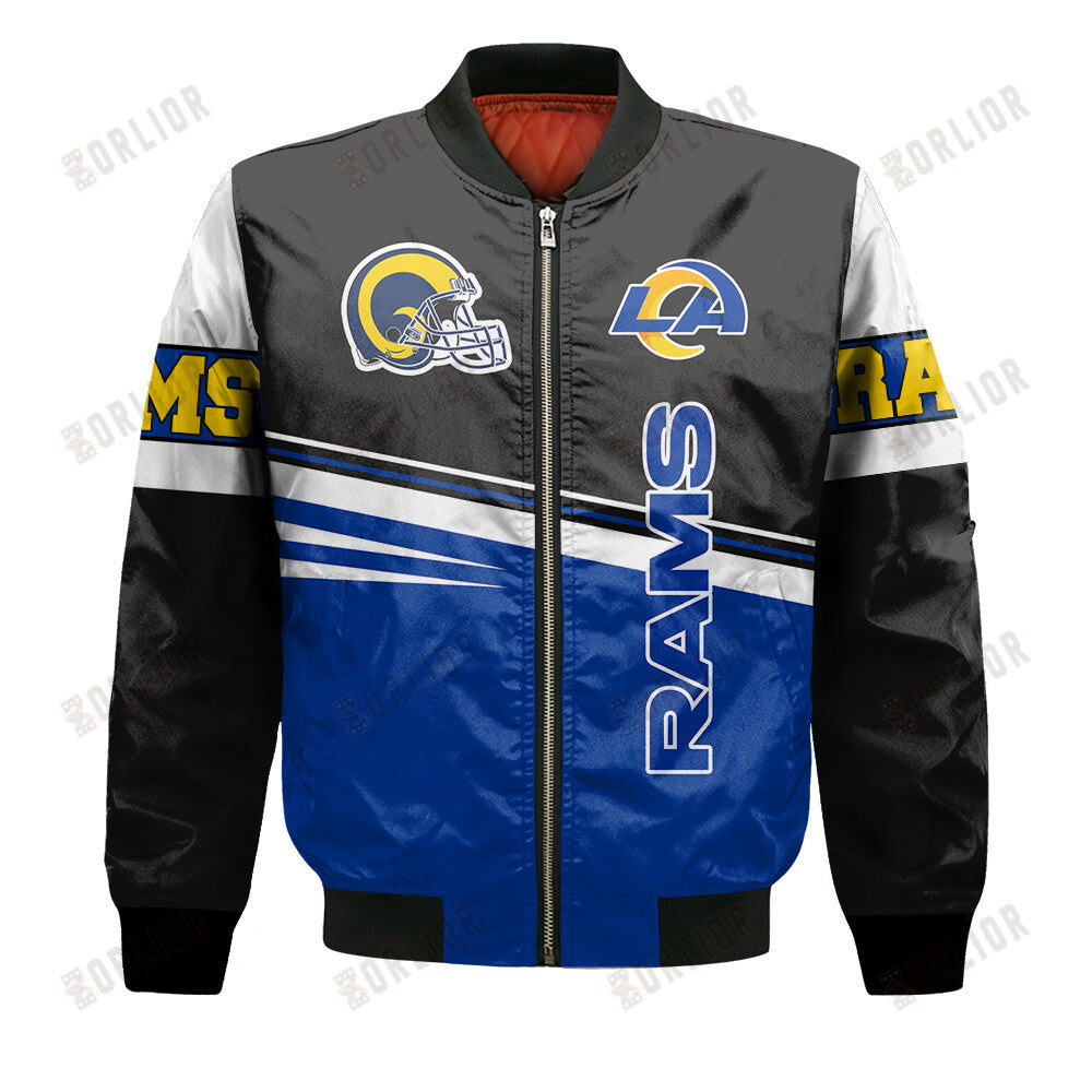 Los Angeles Rams Football Team 2024 - 25 Second Family Bomber Jacket